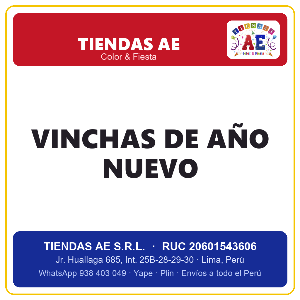 Vinchas De Año Nuevo