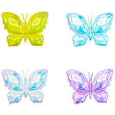 Globo Metalico Mariposa Tornasol 65 x 48 Cm x 1 Und