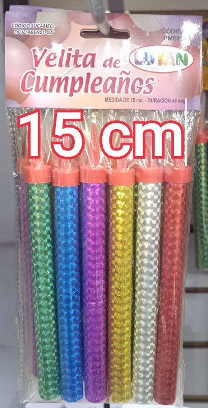 VELA VOLCAN GRANDE PQT X6 UNID