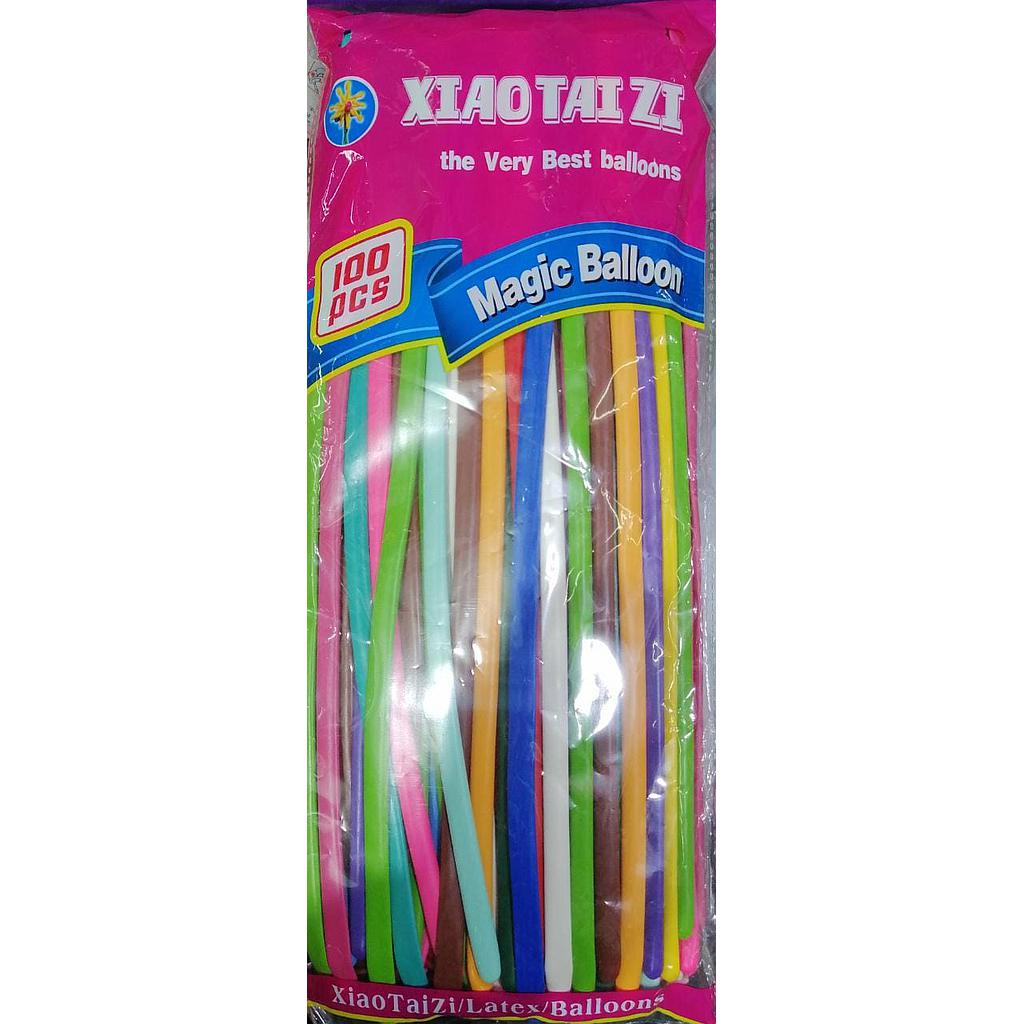 Globo pencil colores retro x100 Und
