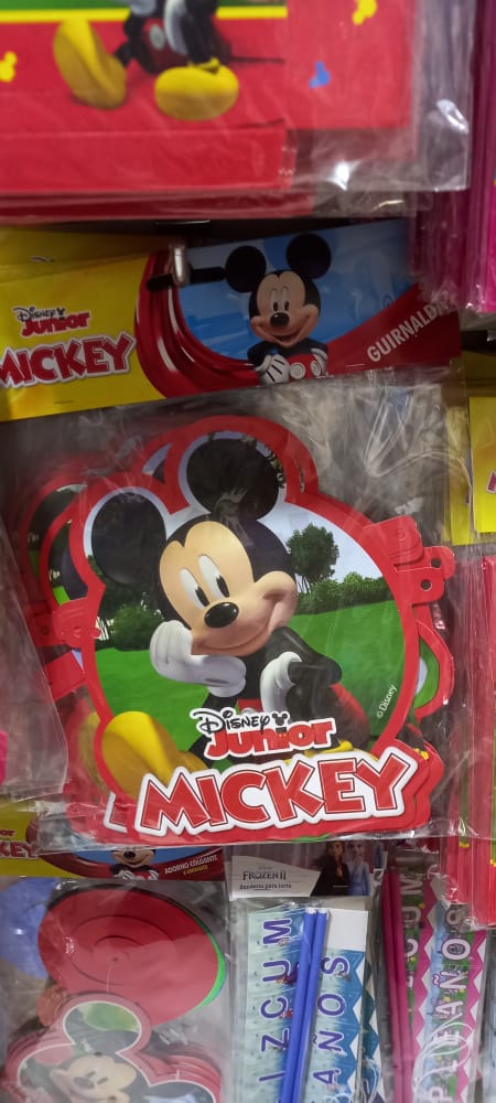 GUIRNALDA DE LETRAS FELIZ CUMPLEAÑOS X 1 UND MICKEY