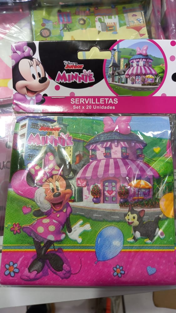 SERVILLETAS SET X 20 UND MINNIE