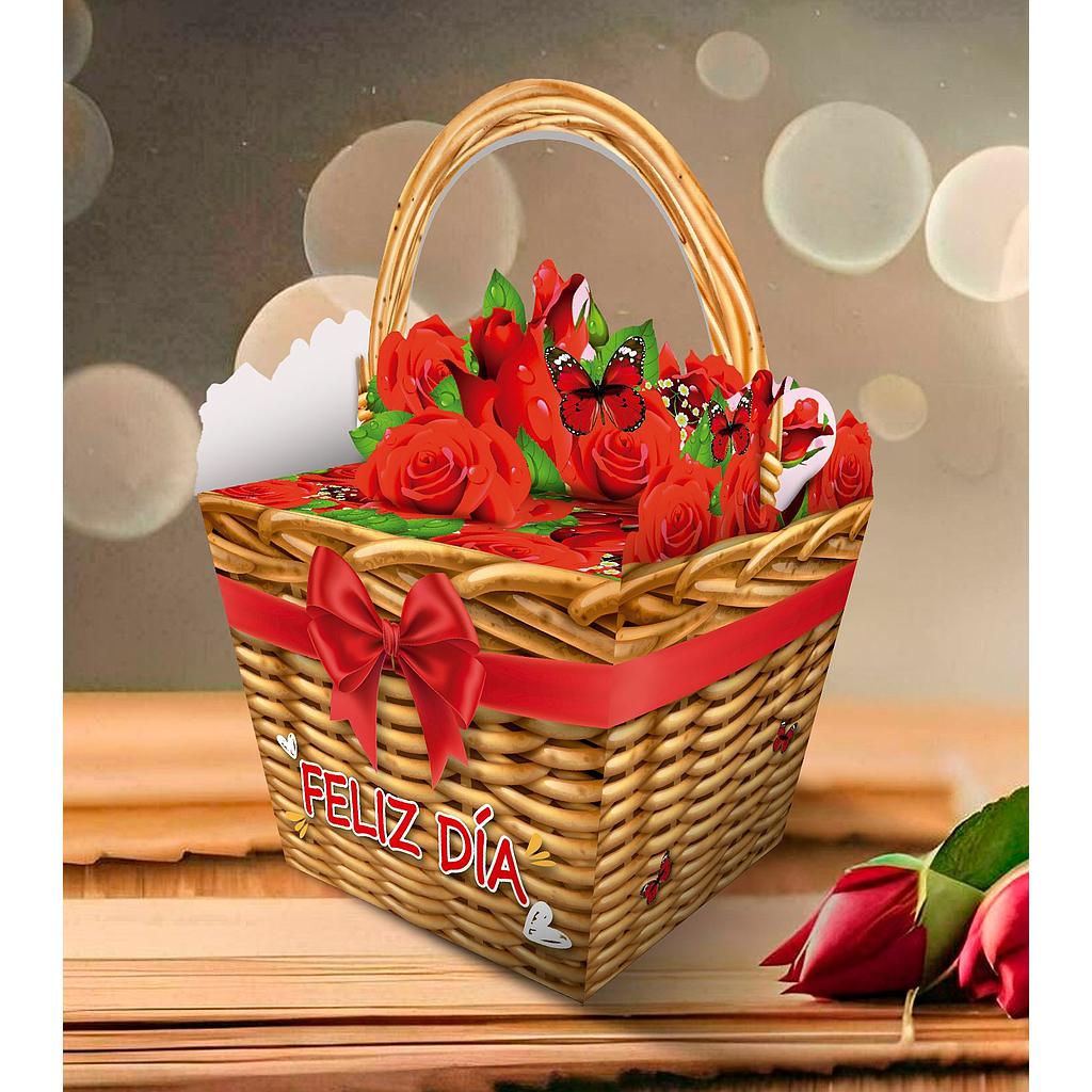 Caja Modelo Canasta x10 Unds