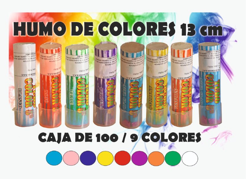 BENGALAS DE HUMO PEQUEÑO