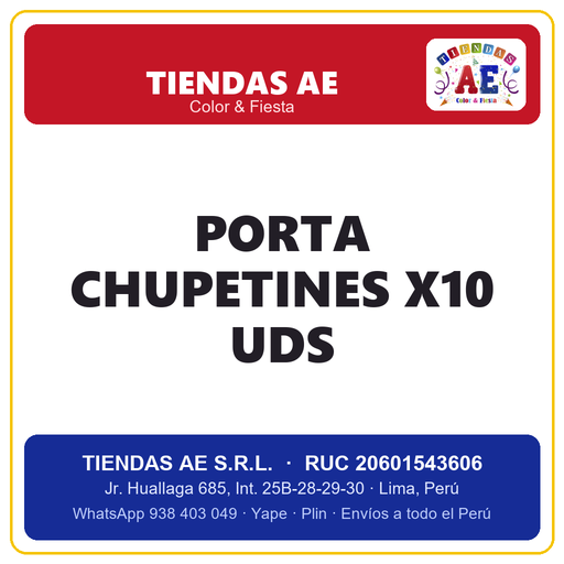 [PCDD] Porta Chupetines x10 Uds