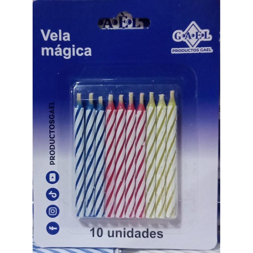 [BDC174] Vela Magica Gael x 10 Unds