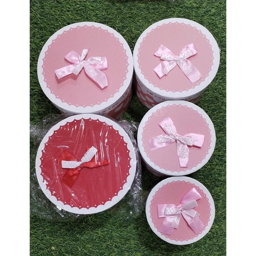 [CA2081] Caja de Regalo Circular x4 Unds