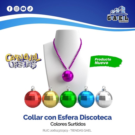 Collar Con Vasos x6