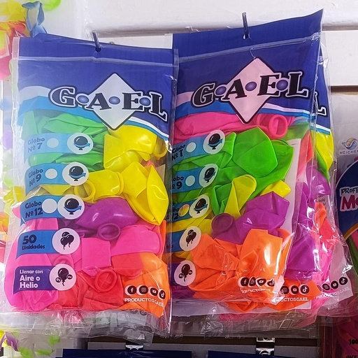 [GL-GL-003562] Globo GAEL neon  x 50 und