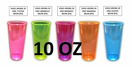 [p208] VASOS ACRILICOS  # 10 oz FACETADO X 25 und      (copia)