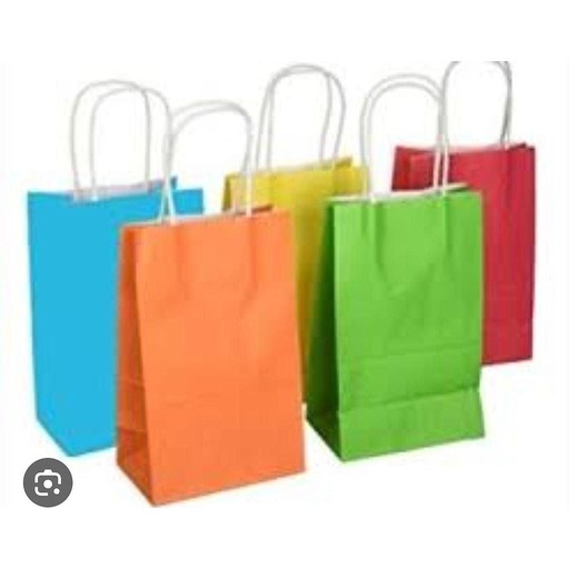 [2509656515612] Bolsa Craft Con Asa De Color x 1 Und 22Cm x 27Cm x 11Cm