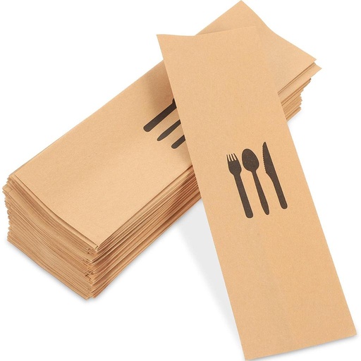 [BCPC] Bolsa Craft Para Cubiertos 10 x 25 Cm
