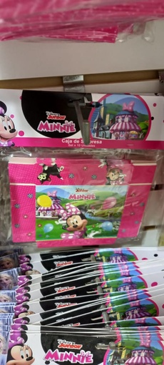 [MNN-740] CAJA PARA TORTA SET X 10 UND MINNIE