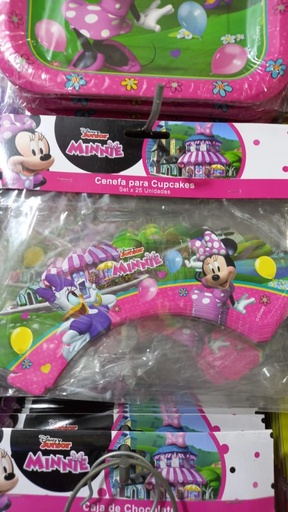 [MNN-760] CENEFA PARA CUPCAKE  SET X 25 UND MINNIE