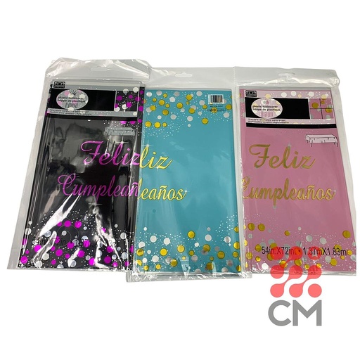 [MA-CO-001417] MANTEL METALICO FELIZ CUMPLEAÑOS