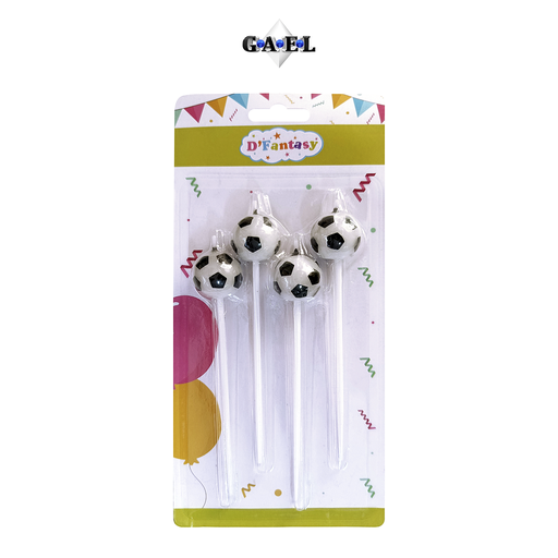 [VE-SI-002648] VELA PELOTA X4 CAJA BLANCA
