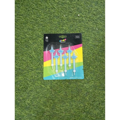 [V224008] Velas palito Coronas x 6 Und